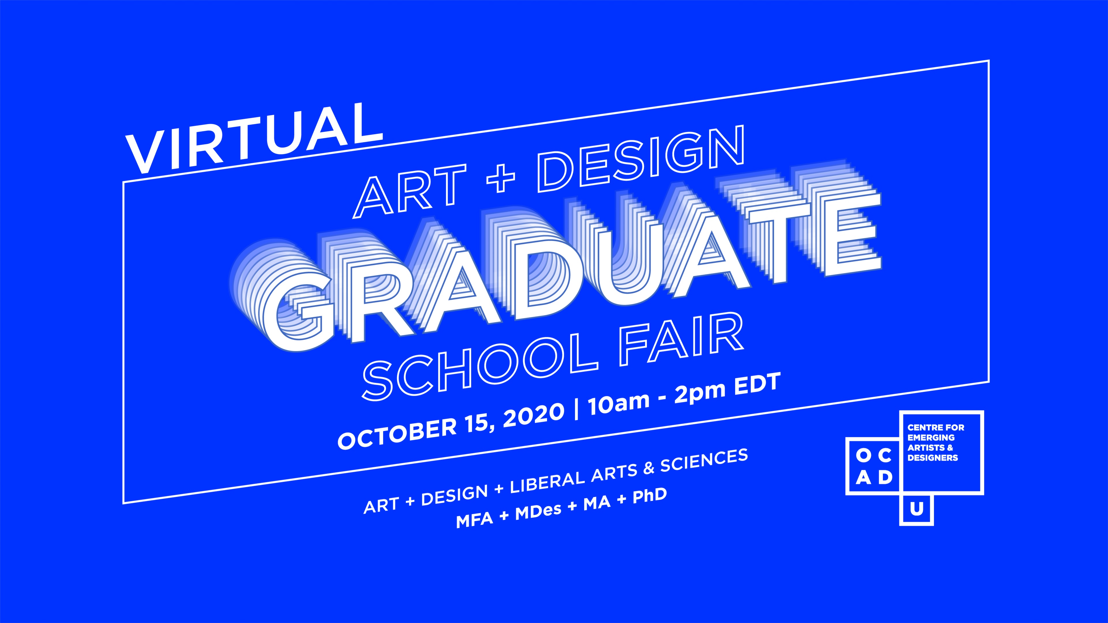 Virtual Art and Design Graduate School Fair